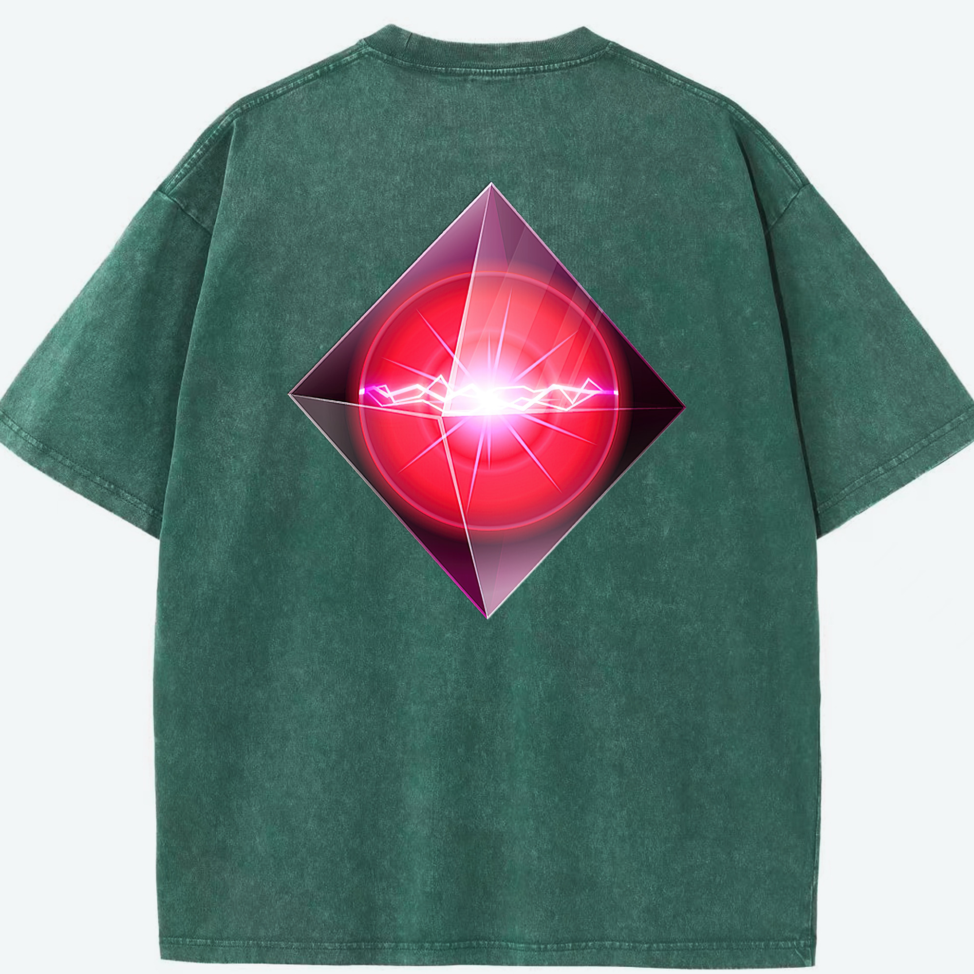 （画像用） 遊☆戯☆王 Yu-Gi-Oh! 綿100% ヴィンテージ風 半袖Tシャツ（背面プリント）